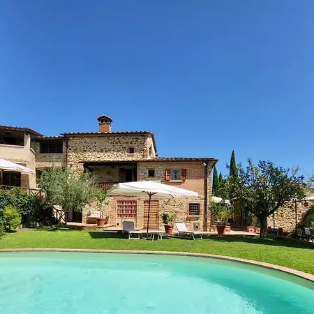 Апартаменты Lux Tuscan Farmhouse Pool&balconies Ангьяри