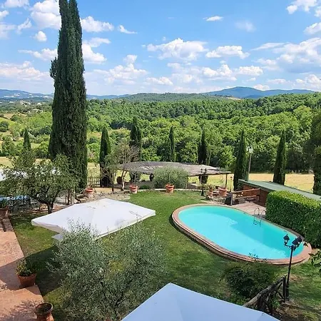 Lux Tuscan Farmhouse Pool&balconies Апартаменты Ангьяри